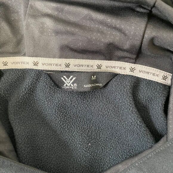 Womens Medium Hoodie Vortex Black and Camo Logo Long Sleeve Pocket - Picture 7 of 9